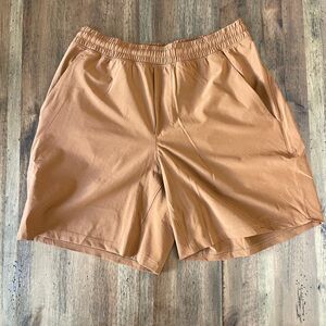 Mens M, Pace Breaker 7” Linerless Chestnut/ Camel Shorts